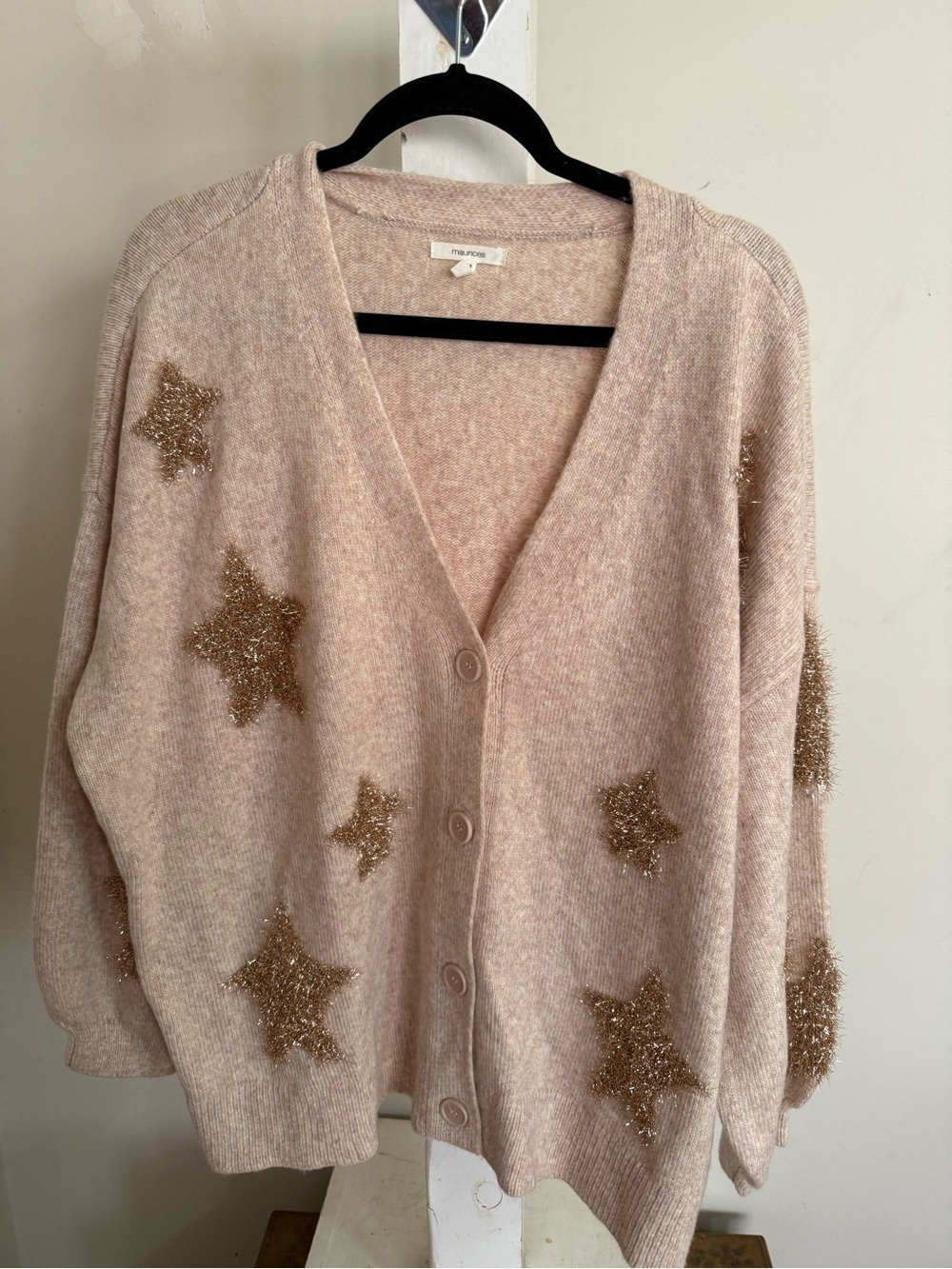 New Maurice’s Oversized Star Cardigan - Picture 2 of 9